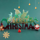 Christmas Letter Listing Decoration Mold for Diy Crafts