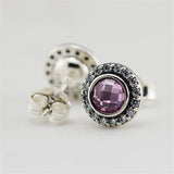 925 Sterling Silver Anime Couple Stud Earrings for Women