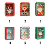 Christmas Merry Candy Box Gift Packaging Tin Box Container
