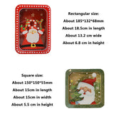 Christmas Merry Candy Box Gift Packaging Tin Box Container