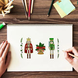 Christmas Nutcracker Pattern Decoration Clear Stamps