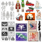 Christmas Nutcracker Pattern Decoration Clear Stamps