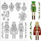 Christmas Nutcracker Pattern Decoration Clear Stamps