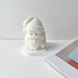 3D Santa Claus Silicone Candle Mold for Candle Making