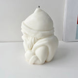 3D Santa Claus Silicone Candle Mold for Candle Making