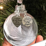 Angel Feathers Memorial Ornament for Loss of Loved One