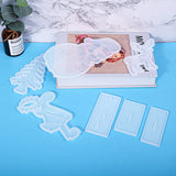Christmas Ornaments Epoxy Resin Mold DIY Elk Snowman Deer Home Decoration Crafts