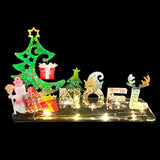 Christmas Ornaments Epoxy Resin Mold Xmas Earrings Keychain Letters Numbers Pend