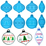 Christmas Pendant Silicone Mould DIY Light Bulb Ball Keychain Epoxy Jewelry
