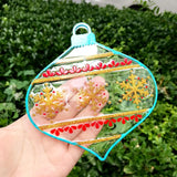 Christmas Pendant Silicone Mould DIY Light Bulb Ball Keychain Epoxy Jewelry
