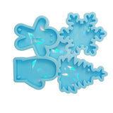 Christmas Pendant Mould Snowflower Tree DIY Earrings Pendants