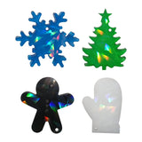 Christmas Pendant Mould Snowflower Tree DIY Earrings Pendants