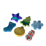 Christmas Pendant Silicone Resin Mold Snowflake Snowman