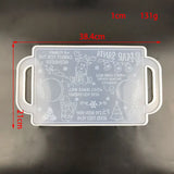 Christmas Plate Storage Box Epoxy Resin Mold DIY Handcraft Mould