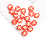 Christmas Polymer Clay Beads for DIY Jewelry Making