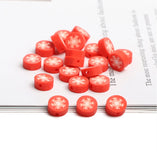 Christmas Polymer Clay Beads for DIY Jewelry Making