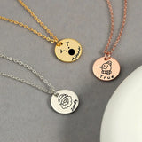 Christmas Present Necklace Custom Name Santa Tree Snowman Choker Pendant