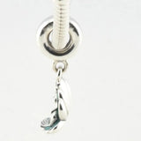Christmas Princess Sea Shell Dangle Charms Silver 925 Women DIY Bracelet
