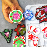 Christmas Quicksand Keychain Epoxy Resin Mold