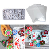 Christmas Quicksand Keychain Epoxy Resin Mold