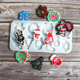 Christmas Quicksand Keychain Resin Mold DIY Crafts Jewelry Tools