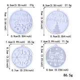 Christmas Resin Molds Silicone, Epoxy Resin Ornament Pendant Mold, DIY Crafts