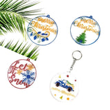 Christmas Resin Molds Silicone, Epoxy Resin Ornament Pendant Mold, DIY Crafts