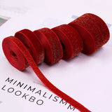 Christmas Ribbon Red Velvet 10 Yards Garland Wrapping Bows Decoration