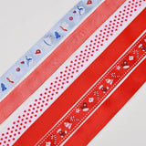 Christmas Ribbon Combo Set Small Roll Box Ribbon Holiday Decor Crossborder