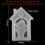 Santa Claus Resin Mold for Soap Making DIY Clay Molds Tools