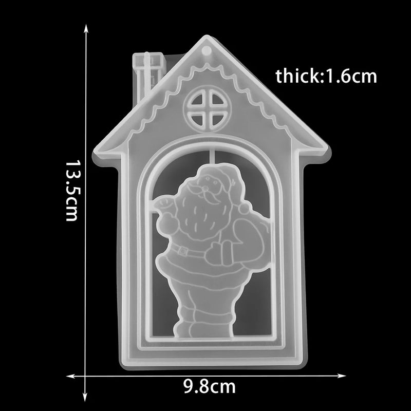 Santa Claus Resin Mold for Soap Making DIY Clay Molds Tools