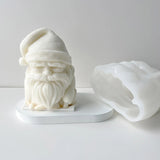 Christmas Santa Claus Silicone Candle Mold for Candle Making