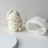 Christmas Santa Claus Silicone Candle Mold for Candle Making