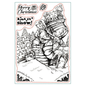 Christmas Santa Claus Stamps Silicone Clear Stamp