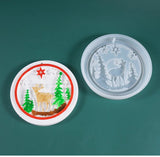 Christmas Santa Claus Tree Elk Silicone Mold for Resin Jewelry Making