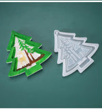 Christmas Santa Claus Tree Elk Silicone Mold for Resin Jewelry Making