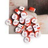Christmas Santa Clay Beads for DIY Jewelry Making