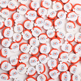 Christmas Santa Clay Beads for DIY Jewelry Making