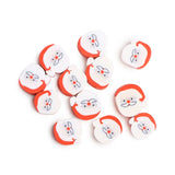 Christmas Santa Clay Beads for DIY Jewelry Making
