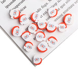 Christmas Santa Clay Beads for DIY Jewelry Making