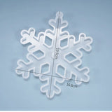 Christmas DIY Crystal Epoxy Mould Snowflake Tag Pendant