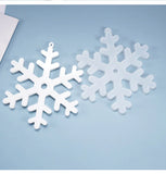 Christmas DIY Crystal Epoxy Mould Snowflake Tag Pendant Star Lantern