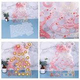 Santa Claus Coaster Mold Epoxy Resin Moulds