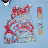 Santa Claus Coaster Mold Epoxy Resin Moulds