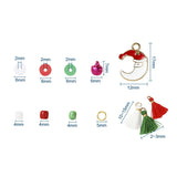Polymer Clay Glass Beads Pendant Set for DIY Jewelry Making