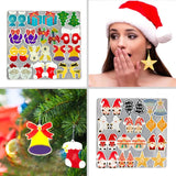 Christmas Silicone Epoxy Mold DIY Christmas Tree Candy Bell Pendant Key Chain