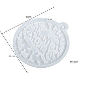 Christmas Silicone Mold Bead Campanula Snowflakes for DIY Casting Pendants