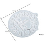 Christmas Silicone Mold Bead Campanula Snowflakes for DIY Casting Pendants