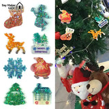 Christmas Silicone Mold Elk Bell Christmas Tree Pendant DIY Resin Mold