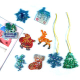 Christmas Silicone Mold Elk Bell Christmas Tree Pendant DIY Resin Mold